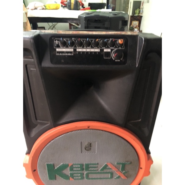 Loa kéo karaoke bass 40cm,micro hát nhẹ