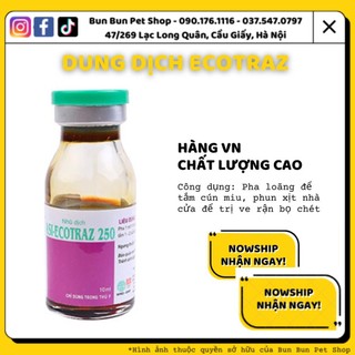 Dung dịch diệt ve rận môi trường nhà cửa Ecotraz