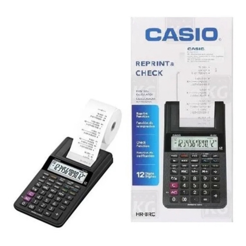 Máy tính in giấy Casio HR-8RC Chính Hãng