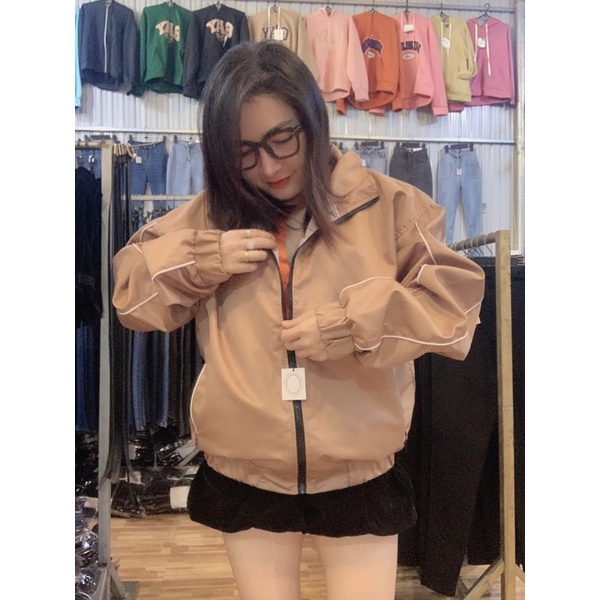 Áo Khoác Dù 2 lớp kèm túi trong