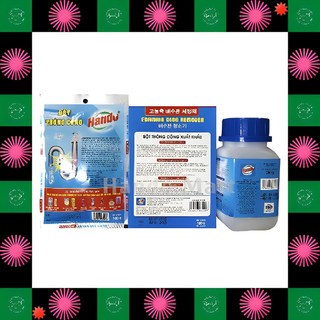 Bột thông cống 100g nội địa Hando [Không dùng khi tắc bằng chất thải vô cơ] [Không dùng thông tắc bồn cầu]