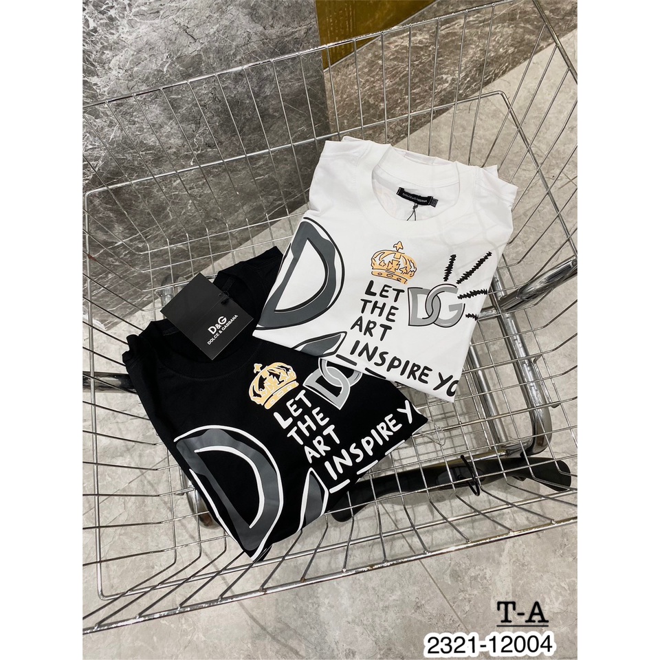 Áo Thun Cotton Nam Nữ DG Trái Tim Vải Mát Mịn Trẻ Trung HOT HIT