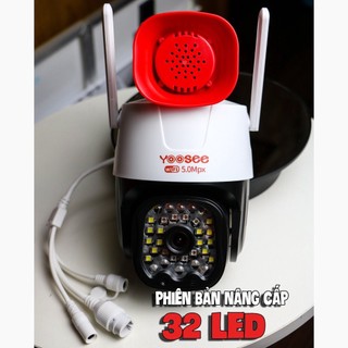 Camera yoosee 5.0mp loa lơn 32led siêu nét- xoay 360, camera giám sat báo đọng chống trộm