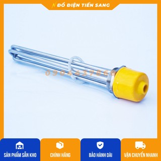 Cục ren Inox phi 48: 25cm-6KW-220V/380V ( Điện trở nhiệt đun nước, nồi hơi, nồi phở) giá rẻ
