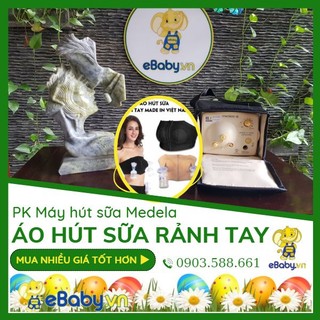Áo hút sữa rảnh tay Ebaby loại SIÊU DÀY - RẺ - MỊN _ Có dây - Thấm hút, chất thoáng mát - Hàng có sẵn
