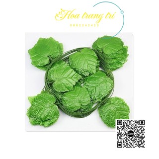 Combo 10 Dây Nho Giả Lá Xanh Dài 1,8m Làm Cây Hoa Trang Trí