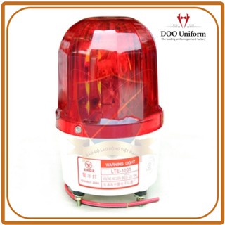 Đèn quay cảnh báo Trung Quốc hình trụ đỏ 220V