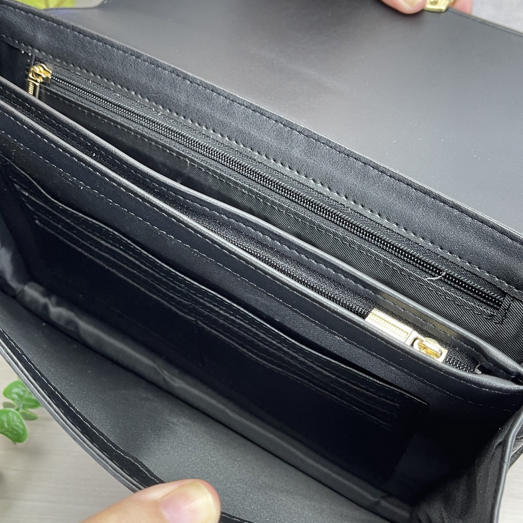 Handbag Cầm Tay Nam Monblanc Westside Leather Briefcase