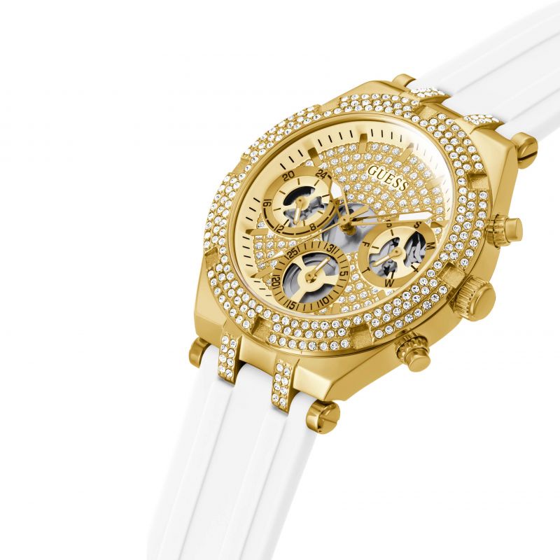 Đồng Hồ Nữ GUESS GW0407L2 Đính Viền Pha Lê 38mm