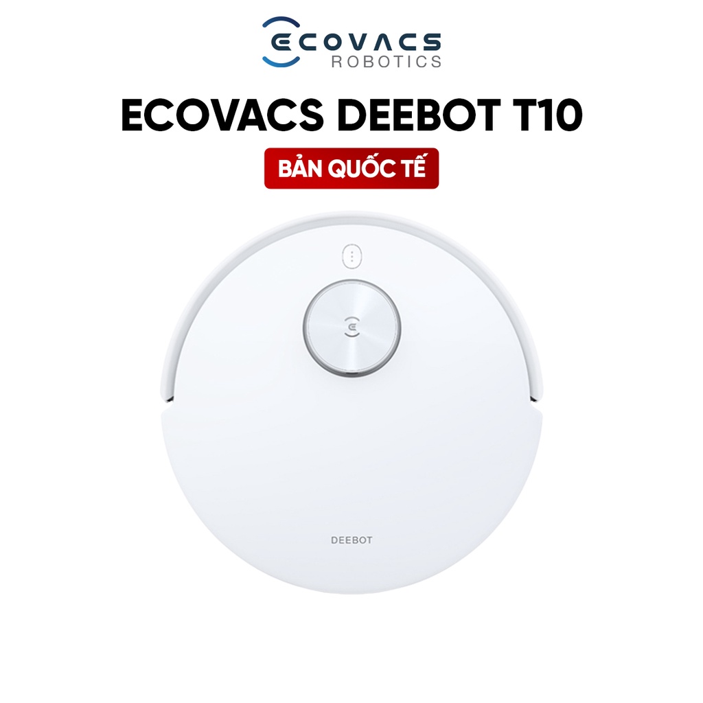 Robot hút bụi lau nhà Ecovacs Deebot T10_Lực hút 3000 Pa _Hàng chính hãng_Bản Quốc tế