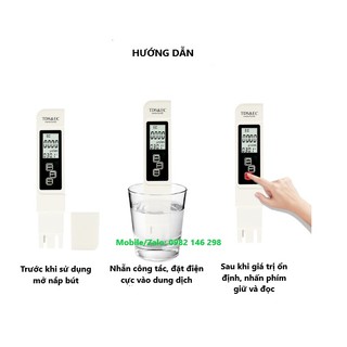 Khúc xạ kế, máy đo pH (bút đo pH), máy đo TDS và EC (bút đo TDS và EC)