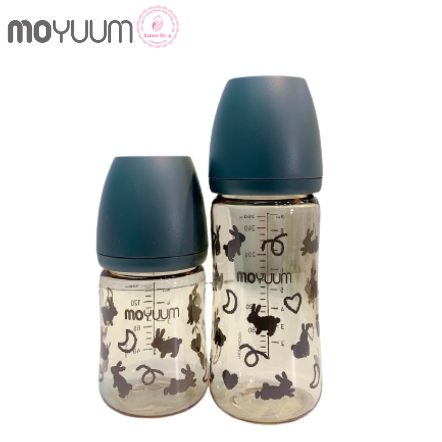 Bình Sữa Moyuum Chuẩn Nội Địa Hàn 170ml/270ml Phiên Bản Mẫu Thỏ Đáng Yêu