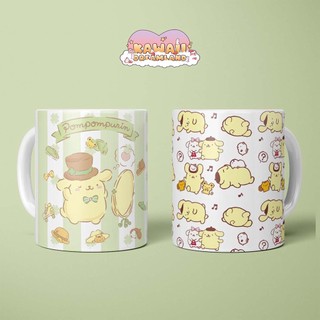 Cốc uống nước cute hình Pompompurin Sanrio dễ thương - Ly uống nước cute in hình Pompompuirin dễ thương - 350ml
