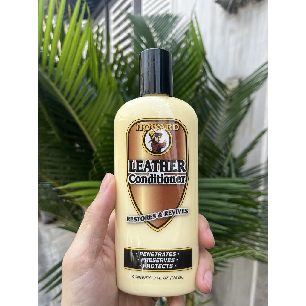 Kem sáp dưỡng và bảo vệ nội thất bằng da Howard LC008 236ml