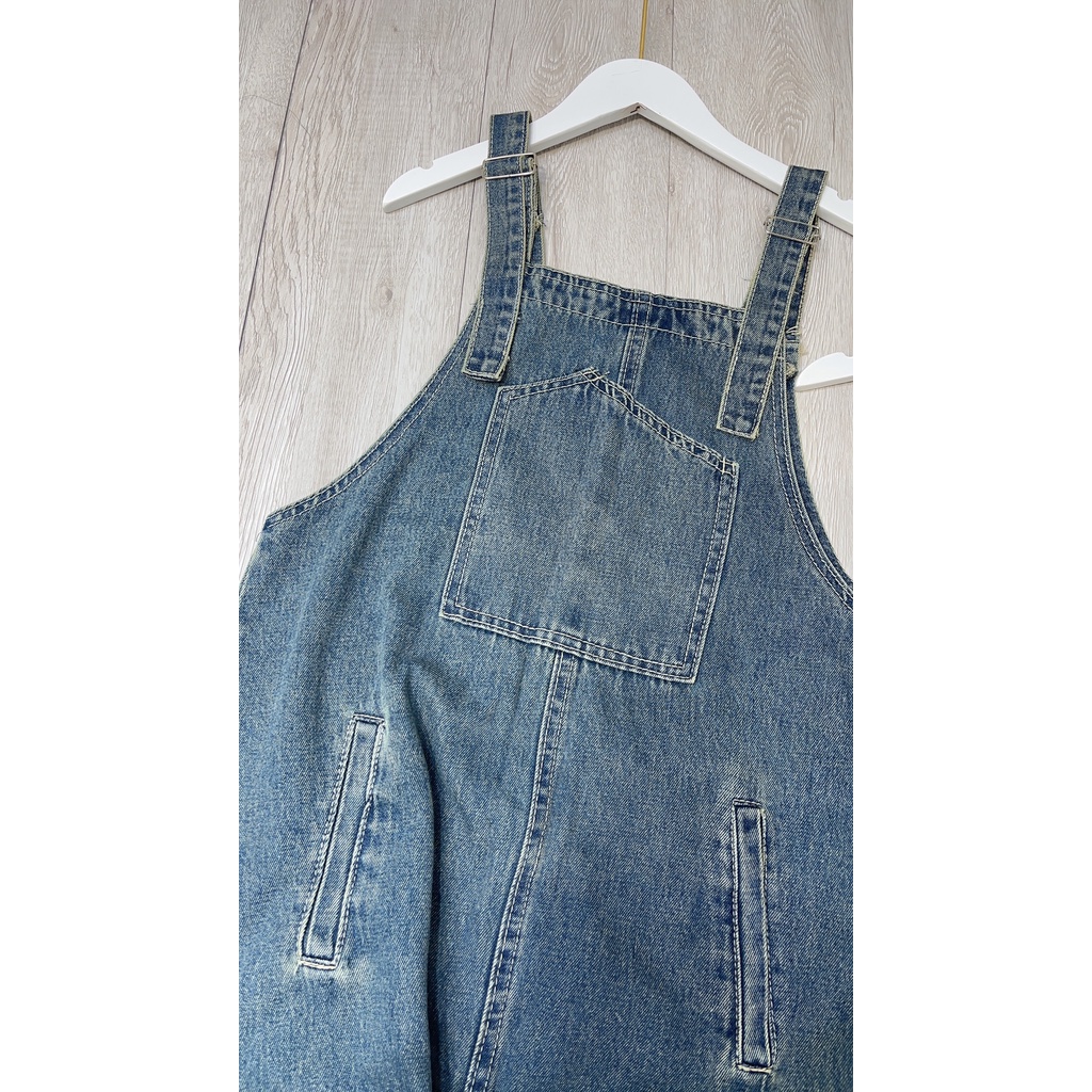 Váy yếm bò dáng ngắn xanh phối Jullie.De' Clothing