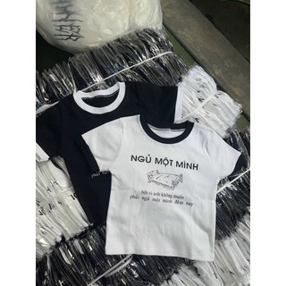 Áo croptop ngủ một mình hottrend