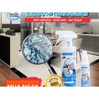 Xwash for kitchen chai 500ml freeship- xịt vệ sinh nhà bếp hằng ngày, tẩy rửa không hóa chất