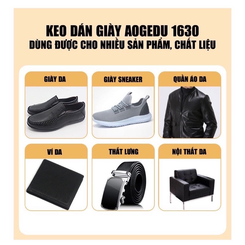 Keo Dán Giày Trong Suốt Siêu Dính Nội Địa Trung Không Tạo Viền Trắng CSG04