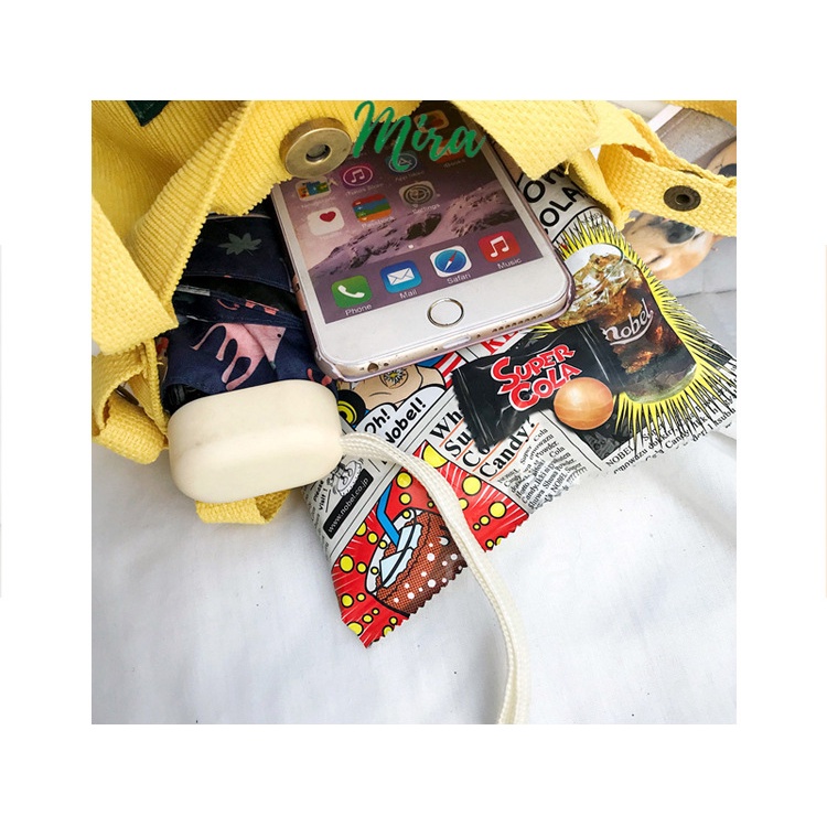 Túi Vải Giản Dị Phong Cách Ulzzang Hàn Quốc, Túi Xách Nữ, Đeo Chéo Nữ Mini Đựng Điện Thoại  MIRA-TV58132