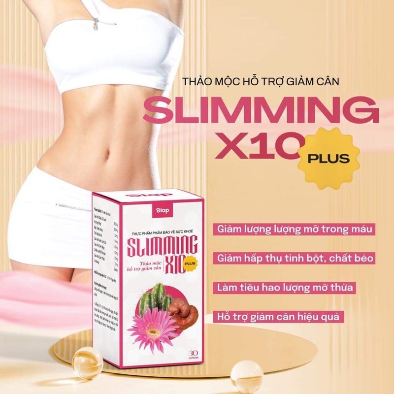 Giảm cân Slimming X10 Plus Mẫu mới giảm nhanh hiệu quả