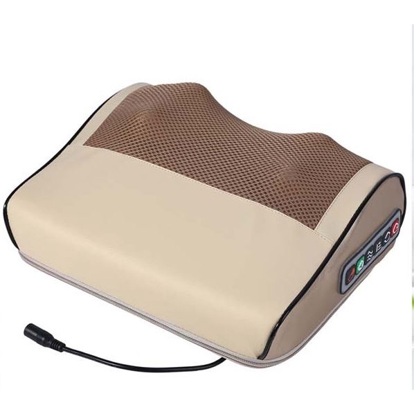 Máy Massa Cổ Vai Gáy; Gối Massage Rung Xoay Hồng Ngoại 16 Bi BEAME SA-G38