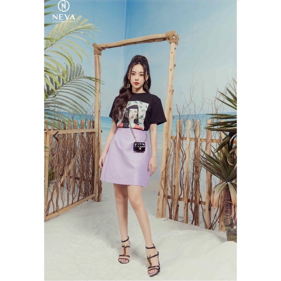NEVA newtag chân váy tím mới nguyên tag M/L
