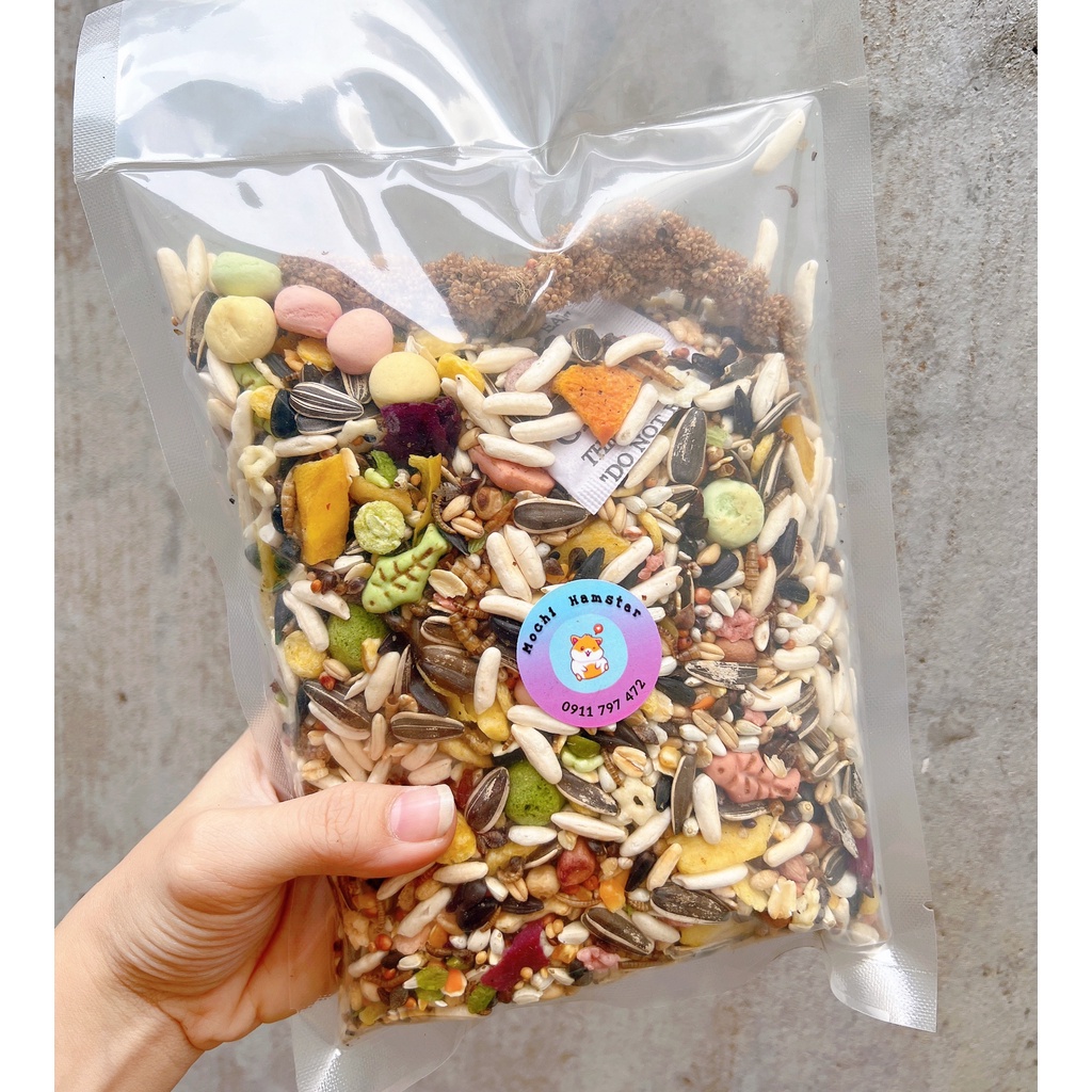 Thức ăn trộn ngon sâu cho hamster 500g
