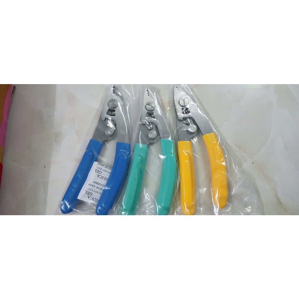 Kìm tuốt sợi quang VCF CHẤT LIỆU THÉP KHÔNG GỈ, 2 lỗ HOẶC 3 lỗ