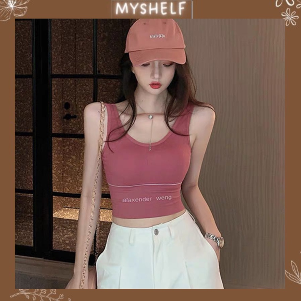 M64.  Áo bra tập gym áo bra thể thao Alex siêu hot có sẵn đệm ngực