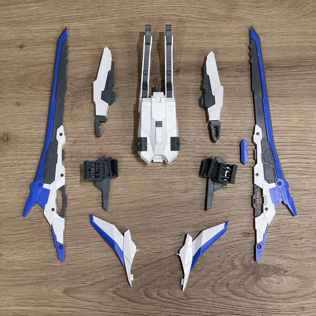 Phụ kiện máy bay Gundam 00 1/100 XN-Raiser part set Bandai [2nd - vui lòng đọc kỹ mô tả]