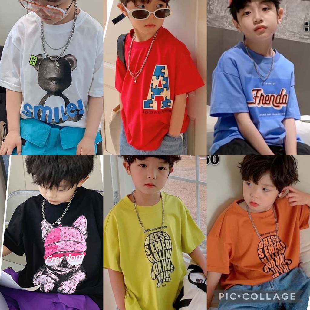 Lyvyshop - (Thanh lý) Combo 03 áo cùng size cho bé từ 08kg-21kg (giá 03 áo)