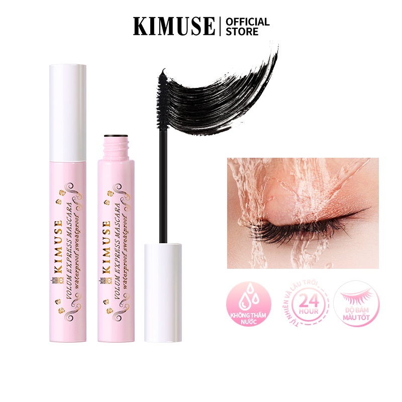 Mascara 4D KIMUSE làm dày mi chống thấm nước lâu trôi 8g