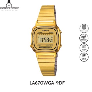 _ casio la670wga-9df - đồng hồ nữ - chính hãng 100%