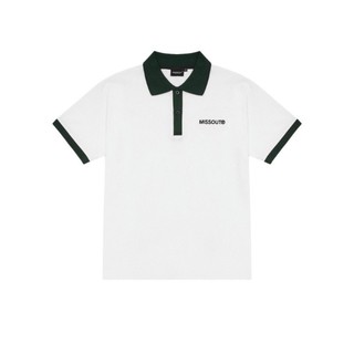 Áo polo missou stripe white 1:1 chất cá sấu