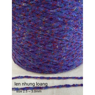 (nhiều loại) Thanh lý Len nhung 2.0 - 3mm nhiều màu
