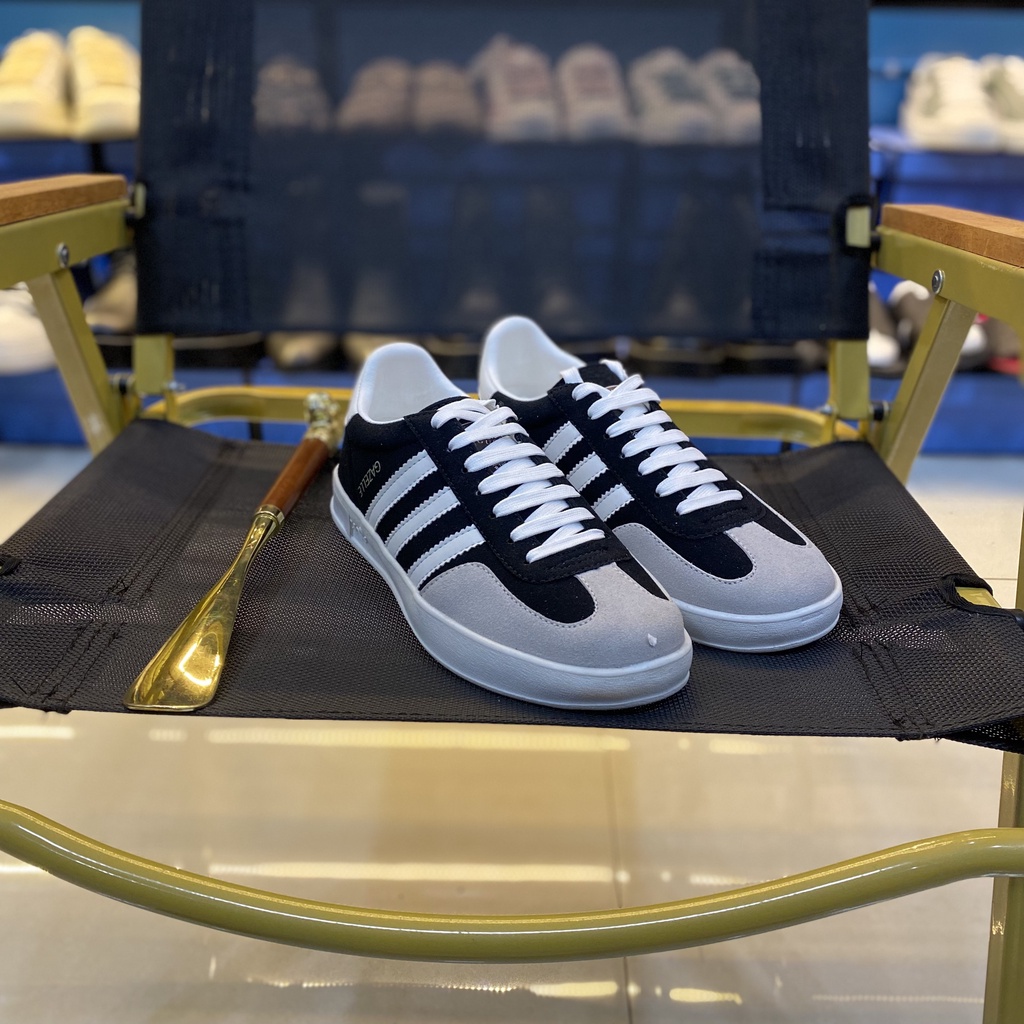 Giày Thể Thao Da lộn xịn 3 Sọc