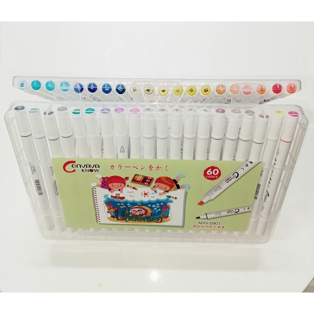 Bút Lông Tô Màu Mỹ Thuật Chuyên Nghiệp Cenvava/ Baoke - Bút Marker thân nhỏ