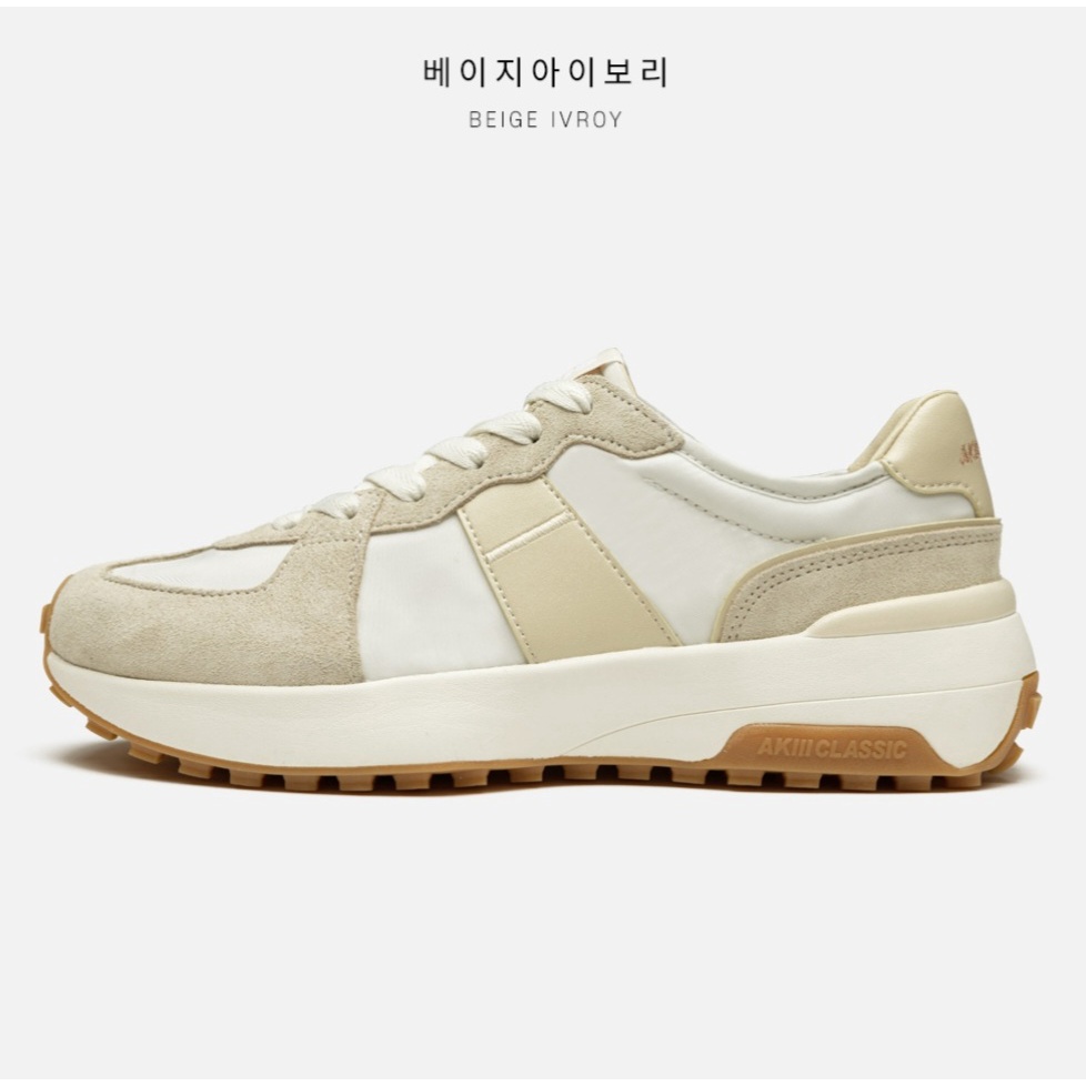 Giày AKIII CLASSIC Pensato Beige Ivory ( Nam / Nữ ) Chính hãng