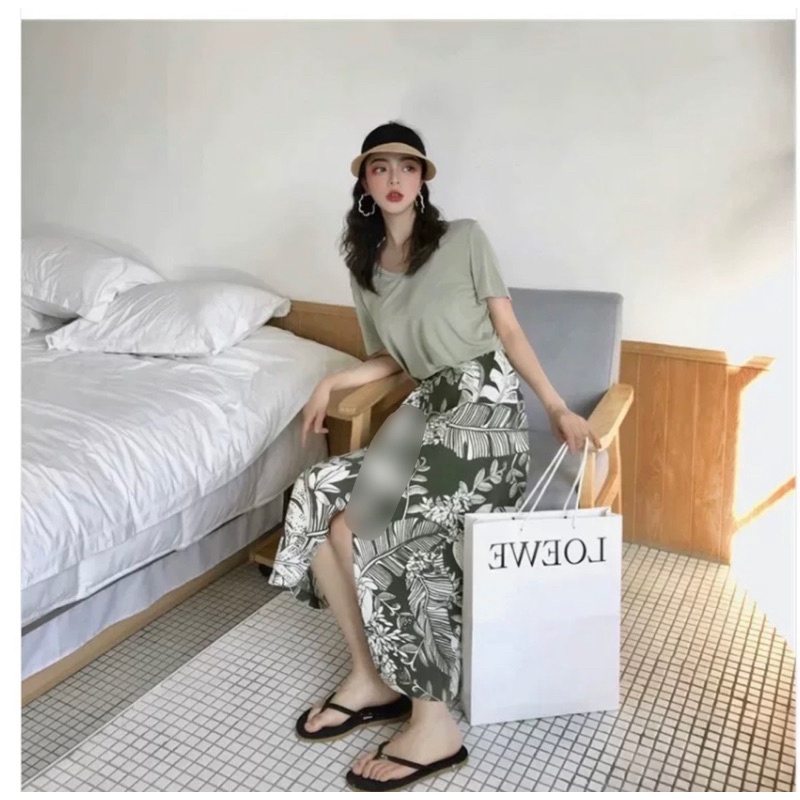 Chân váy midi Warehouse xẻ tà hàng xịn mới xuất vừa on web