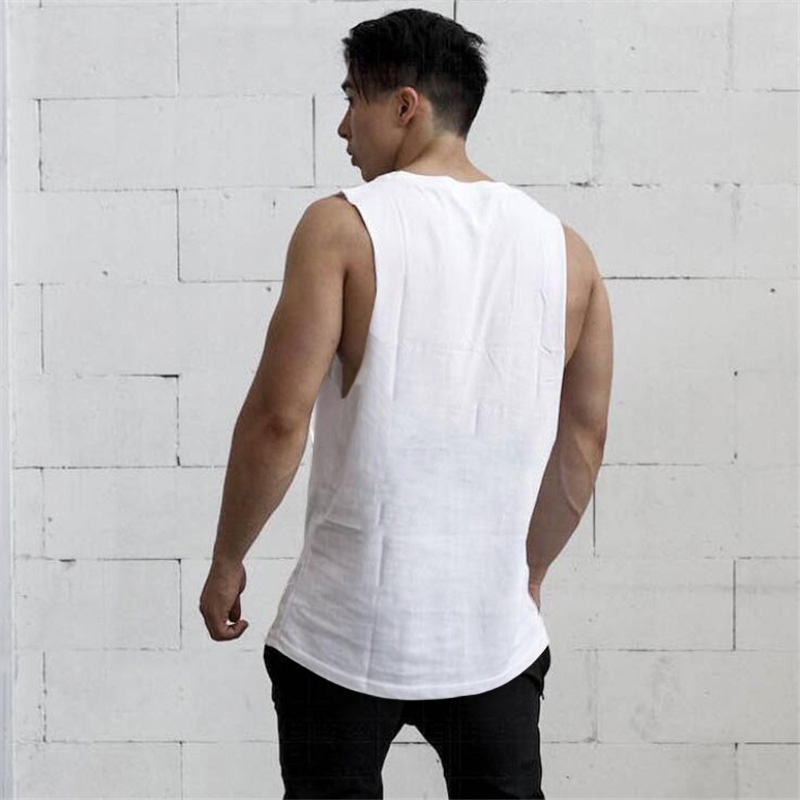 Áo ba lỗ nam , Áo tanktop nam tập gym bóng rỗ Hình 𝑪𝑯𝑼̛̃ 𝑵𝑯𝑨̣̂𝑻 vải cotton nhiều màu đủ size