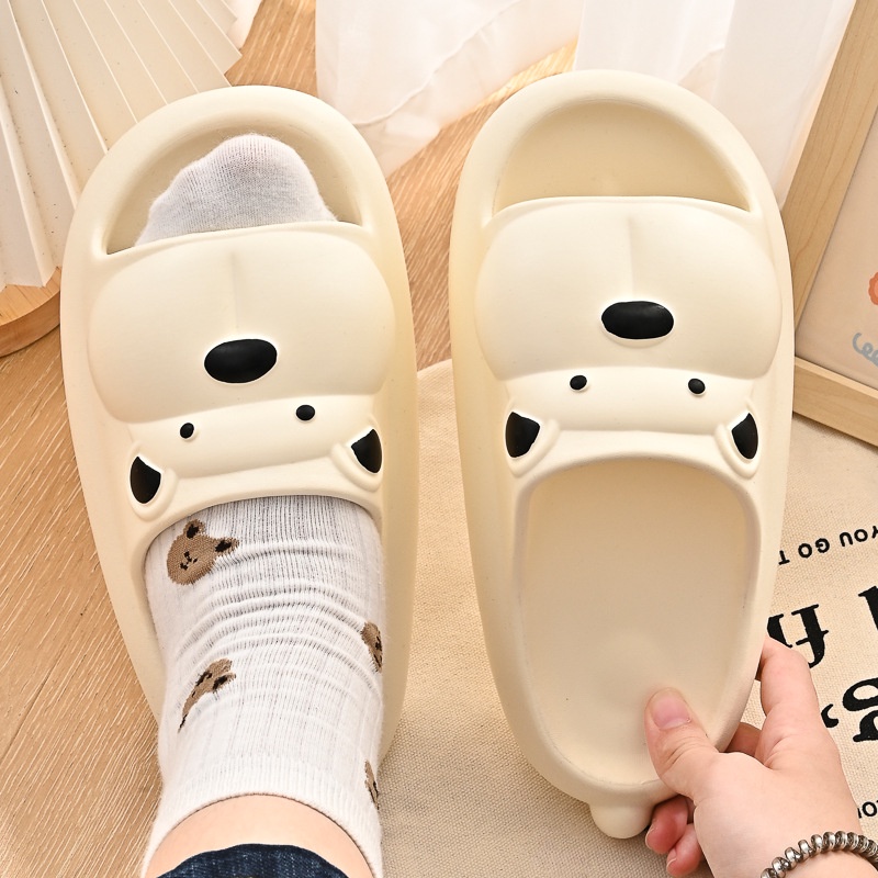 Dép Mềm Chống Trượt Họa Tiết Hoạt Hình Xinh Xắn Theo Phong Cách Mùa Hè