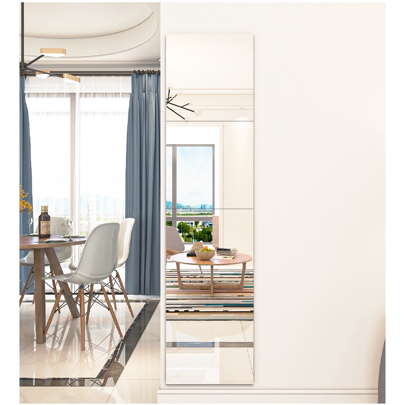 Gương ghép dán tường toàn thân 40x40cm có kèm theo băng dính KantoHome