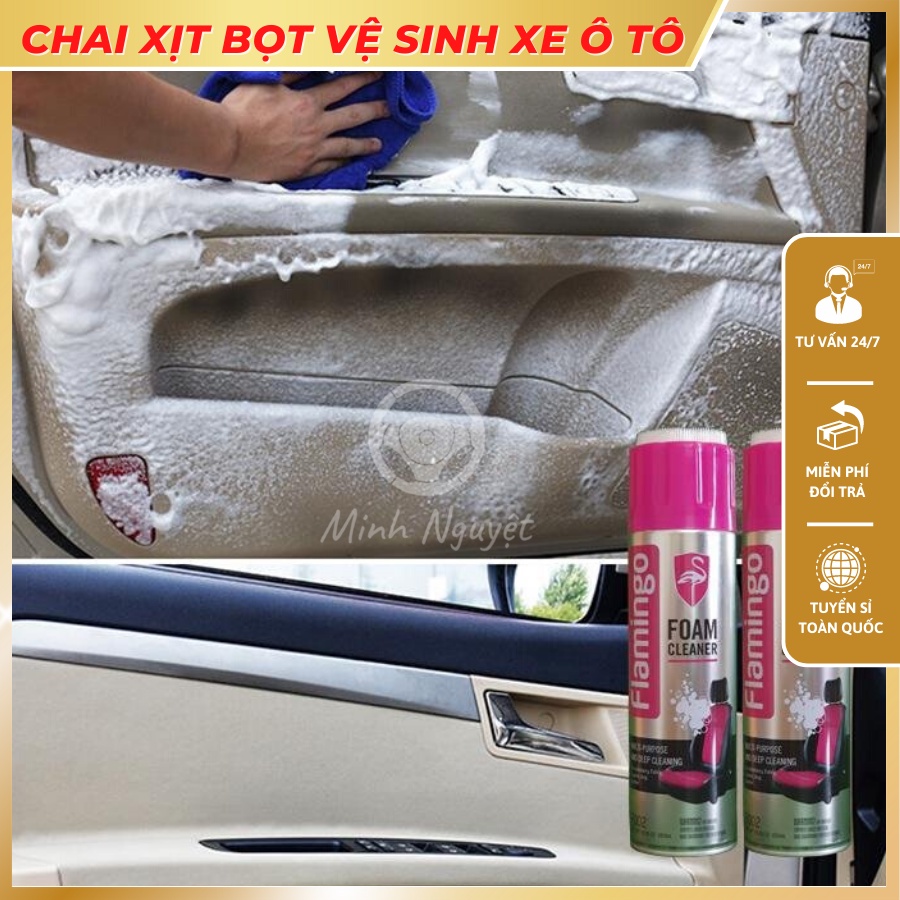 Combo vệ sinh xe + dưỡng da cho xe ô tô, xe tải