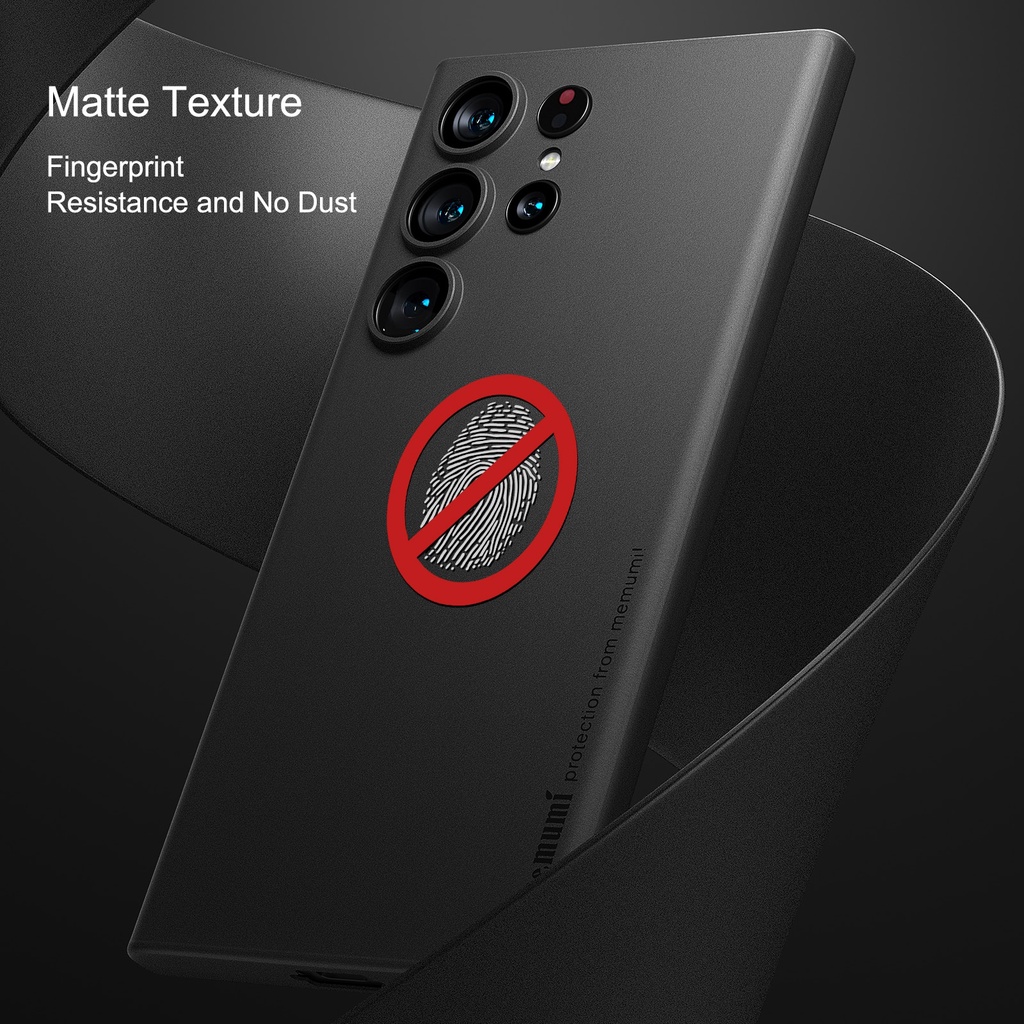 Ốp điện thoại Memumi bằng nhựa PP nhám mờ siêu mỏng 0.33mm chống bám vân tay cho Samsung Galaxy S23 /S23 Plus /S23 Ultra