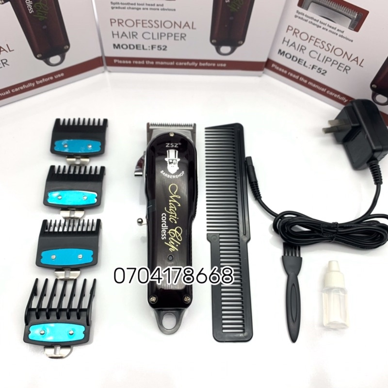 Tông Đơ Cắt ZsZ F52 Lưỡi Kép Chuyên Fade