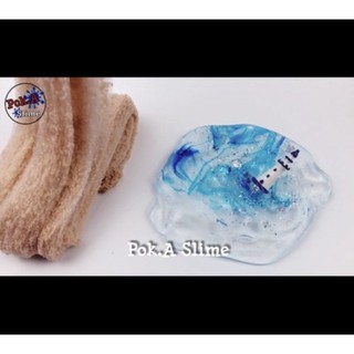 Slime Seashore Duo (Bộ đôi bờ biển) - chất clear slime, cloud slime)