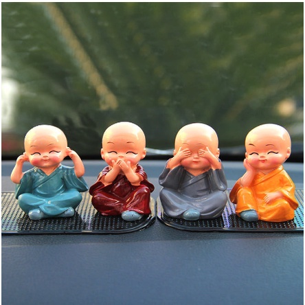 Set tượng tứ không trang trí taplo ô tô, táp lô xe hơi - Dũng An Shop