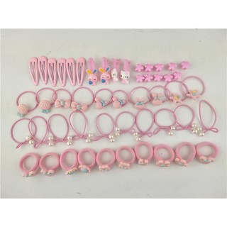 Combo 40 Kẹp và Dây Cột Tóc Dành Cho Bé Gái