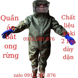 Quần áo bắt ong rừng hàng may thủ công chất lượng an toàn