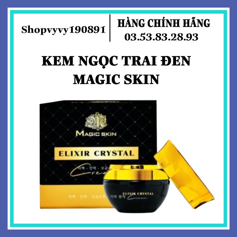 Kem Ngọc Trai đen Magic Skin| Kem dưỡng da ban ngày | Cấp ẩm, dưỡng da, chống nắng